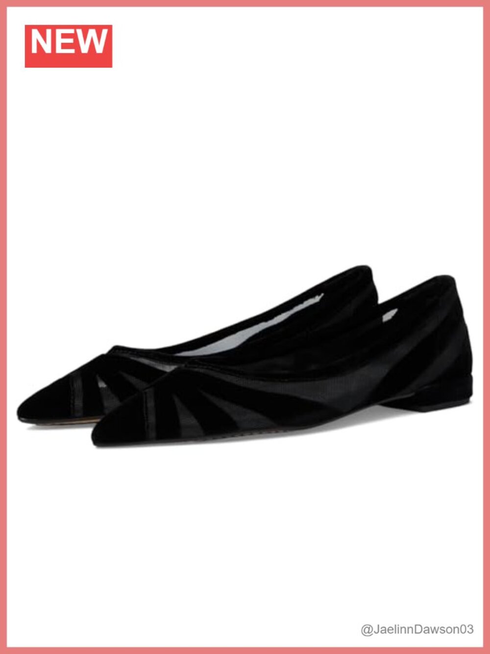 Pointed-Toe Low Heel Slip-On Flats with Cloud Comfort Sole